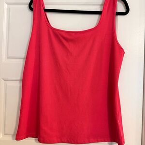 Women's Hot Pink Sleeveless Top